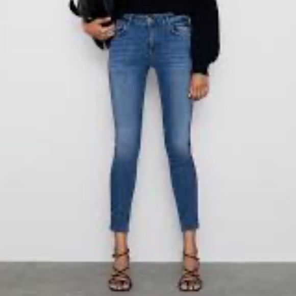 Zara‎ JEANS Z1975 MID RISE SKINNY - Picture 1 of 8